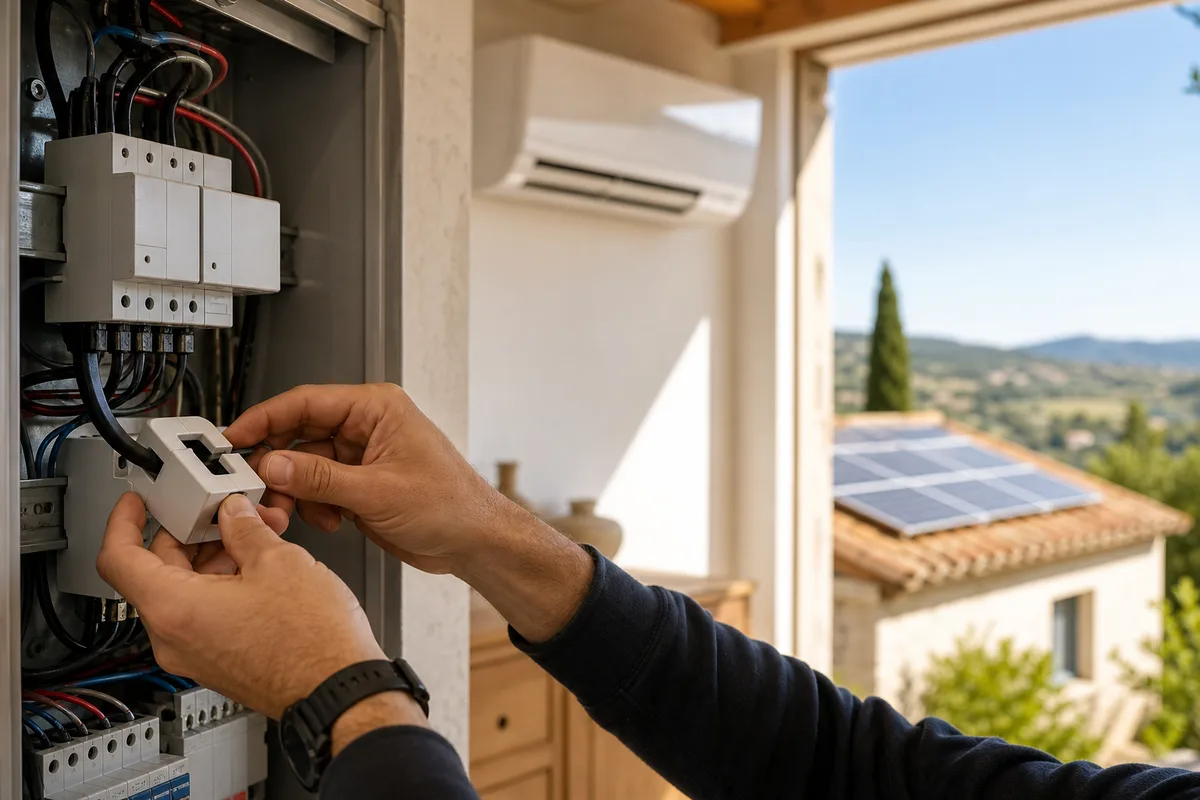 Autoconsommation et climatisation à Manosque : faire tourner la clim au soleil d'été : détail technique