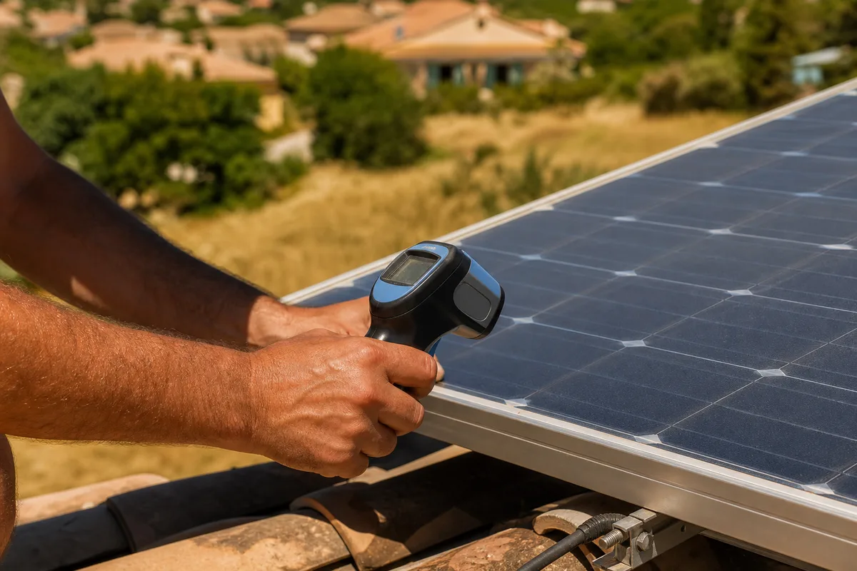 Rendement panneau solaire à Manosque : chaleur d'été et pertes réelles en Provence : détail technique