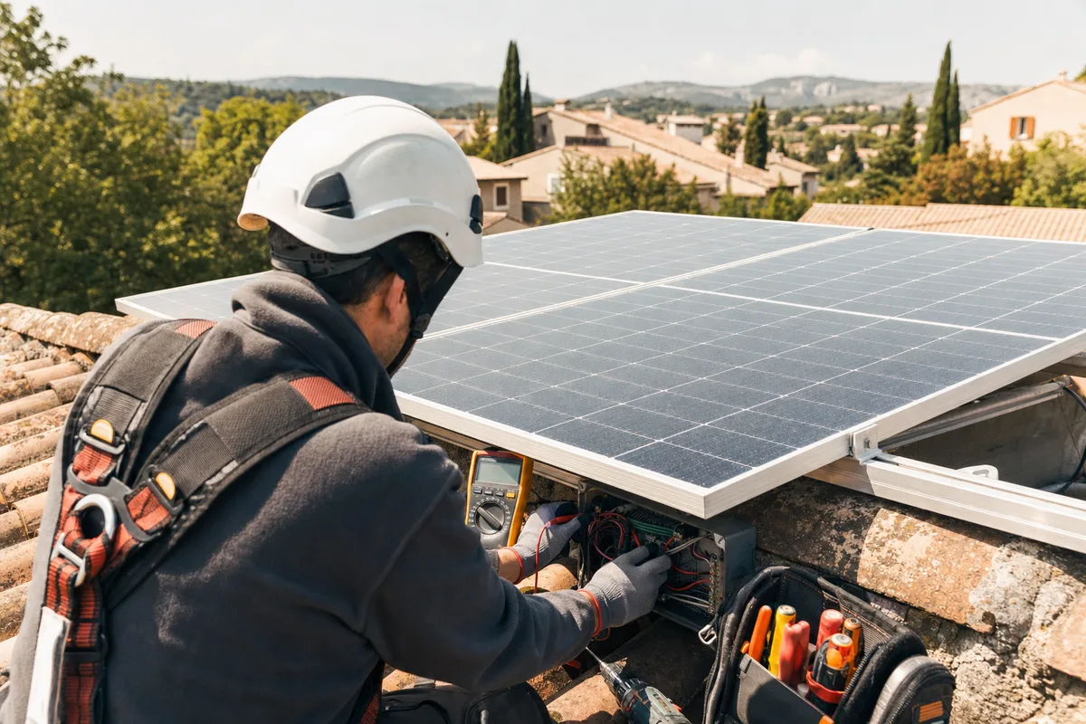Entretien et maintenance à Manosque : vue d'installation en situation