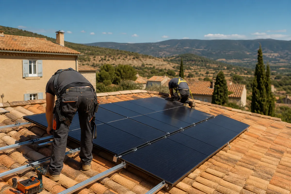 Installation de panneaux photovoltaïques à Manosque